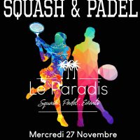 Speed squash padel noir